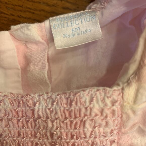 Edgehill Collection $66 Baby Infant Girl 6 Months Pink Check 2 Piece Outfit - Picture 4 of 10